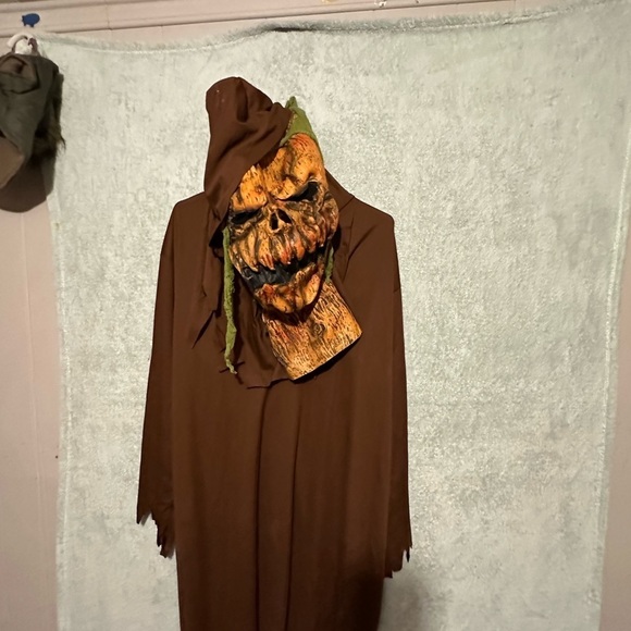 Pumpkin  head costume - Picture 3 of 4